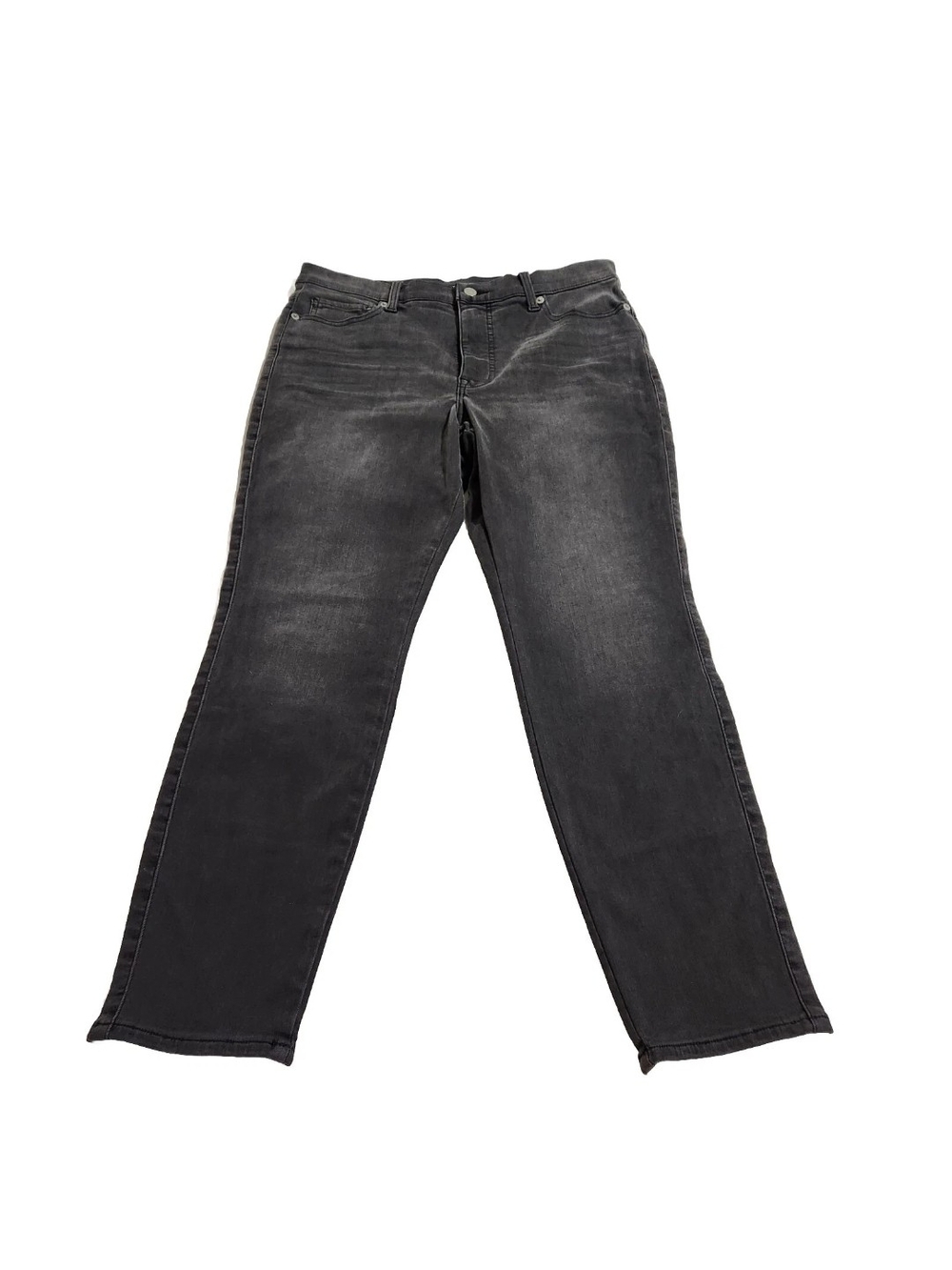 LUCKY BRAND Women's Size 33-35 Grey Stretch  Uni Fit Skinny Ankle Jeans NWT 07